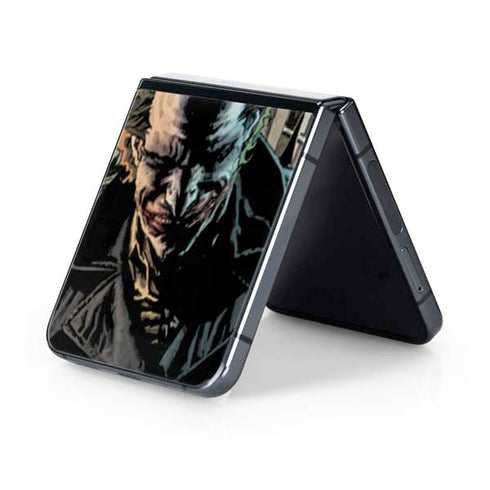 DC Comics The Joker Walking Dark Grounds Comic Art By Lee Bermejo Galaxy Z Flip5 5G Skin